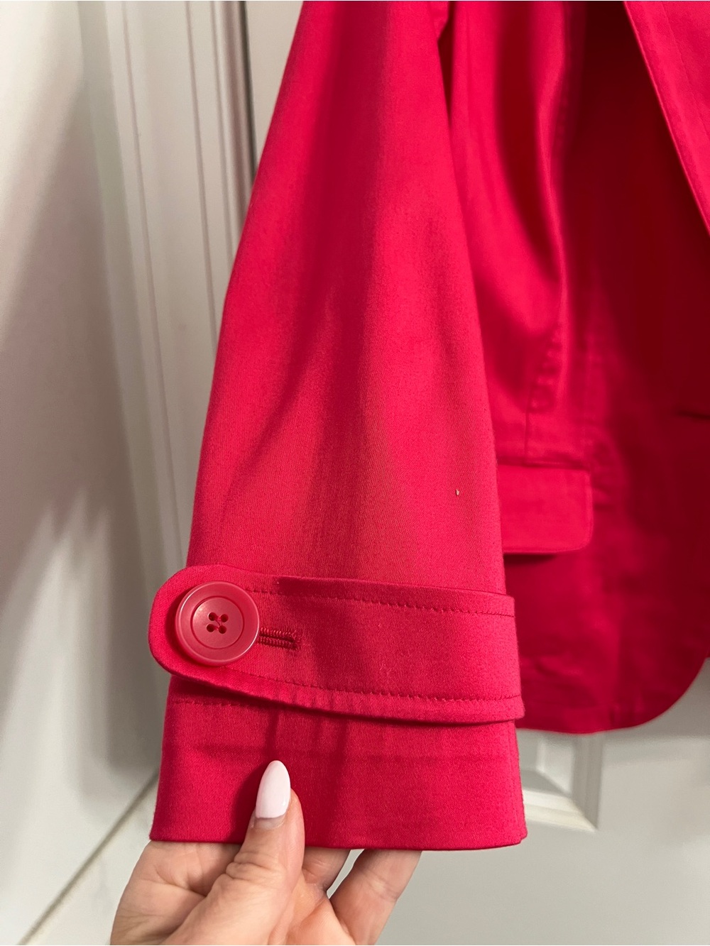 Talbots Pink (Fuchsia) Tailored Blazer 14P #career #casual #winery - Picture 4 of 7